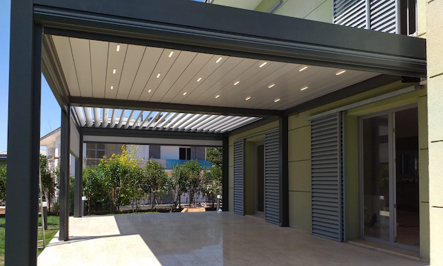 retractable pergola canopy in canada